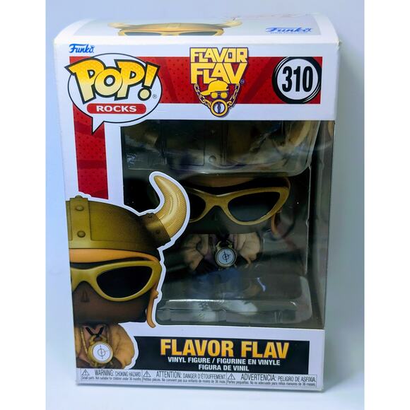 Flavor Flav Funko Pop! Rocks 310 Vinyl Figure - Picture 1 of 7